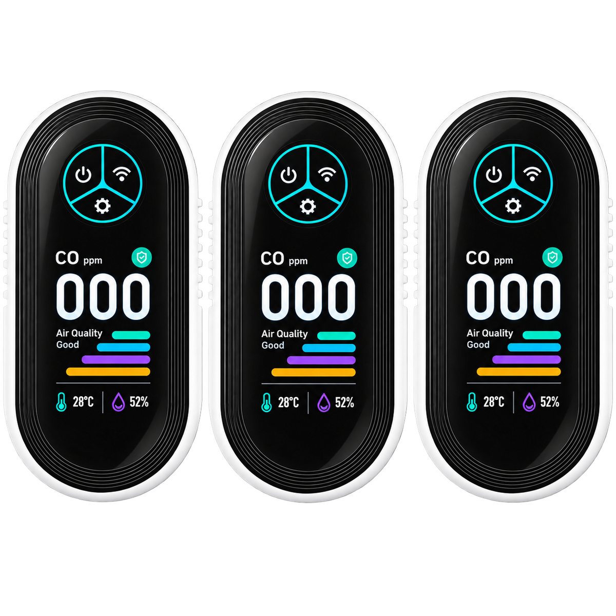 3 Pack | Carbon Monoxide Detector